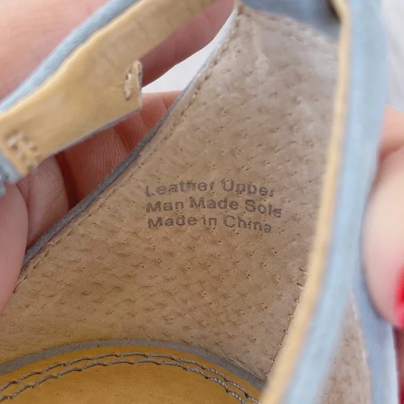 NWOT Splendid Brooklyn V-Strap Wedge Suede Sandal size 8 - Picture 4 of 8